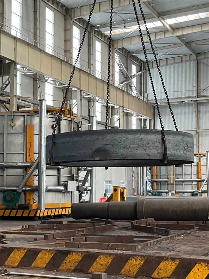 יציקת צמיג לכבשן רוטרי